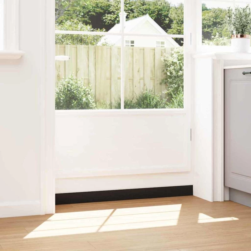 vidaXL Αυτοκόλλητες σφραγίδες πόρτας 2 pcs Λευκό 100 cm