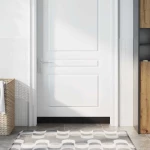 vidaXL Αυτοκόλλητες σφραγίδες πόρτας 2 pcs Μαύρο 100 cm