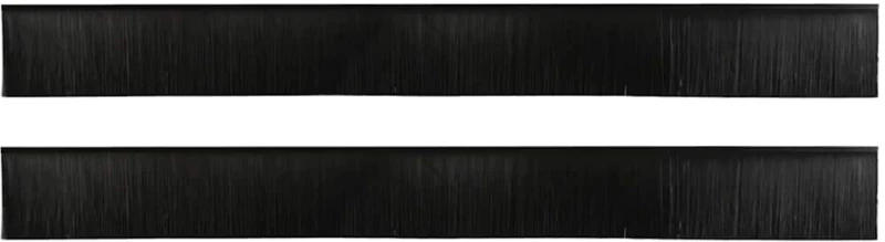 vidaXL Αυτοκόλλητες σφραγίδες πόρτας 2 pcs Μαύρο 100 cm