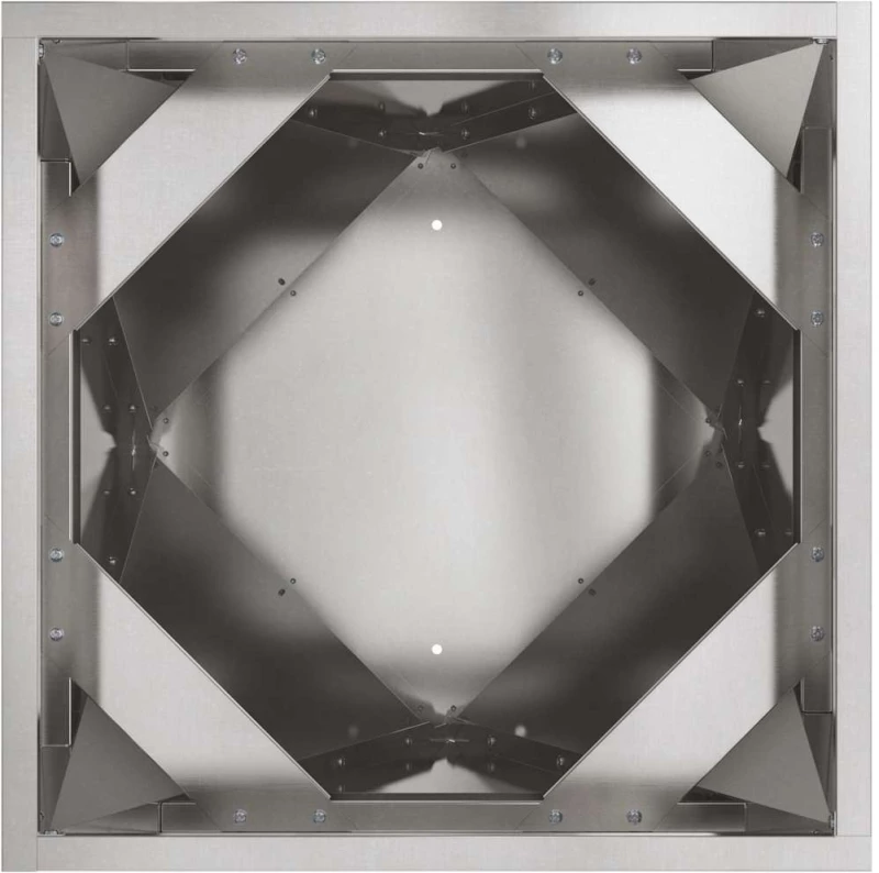 vidaXL Γλάστρα Ασημί 40 x 40 x 75 cm Ανοξείδωτο ατσάλι