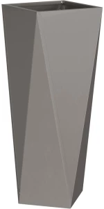 vidaXL Γλάστρα Σκ rusty 30 x 30 x 75 εκ Ατσάλι Σκληρυθέν στον Αέρα