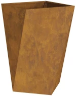 vidaXL Γλάστρα Σκ rusty 50 x 50 x 75 cm Ατσάλι Σκληρυθέν στον Αέρα