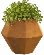 vidaXL Γλάστρα Σκ rusty 75 x 75 x 60 εκ Ατσάλι Σκληρυθέν στον Αέρα