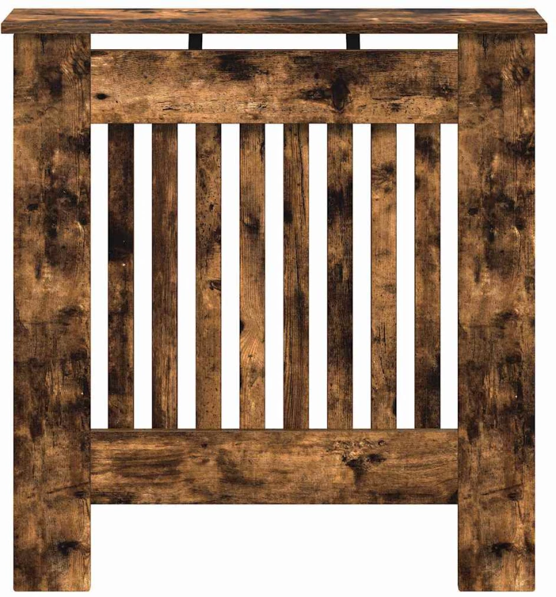 vidaXL Καπάκι Καλοριφέρ Καπνιστό Δρύς 78 x 19 x 81,5 cm