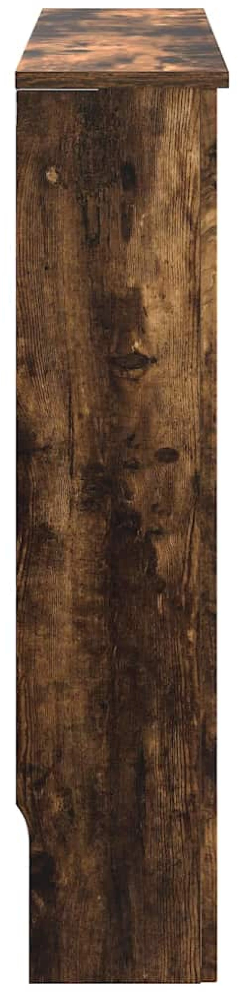 vidaXL Καπάκι Καλοριφέρ Καπνιστό Δρύς 78 x 19 x 81,5 cm