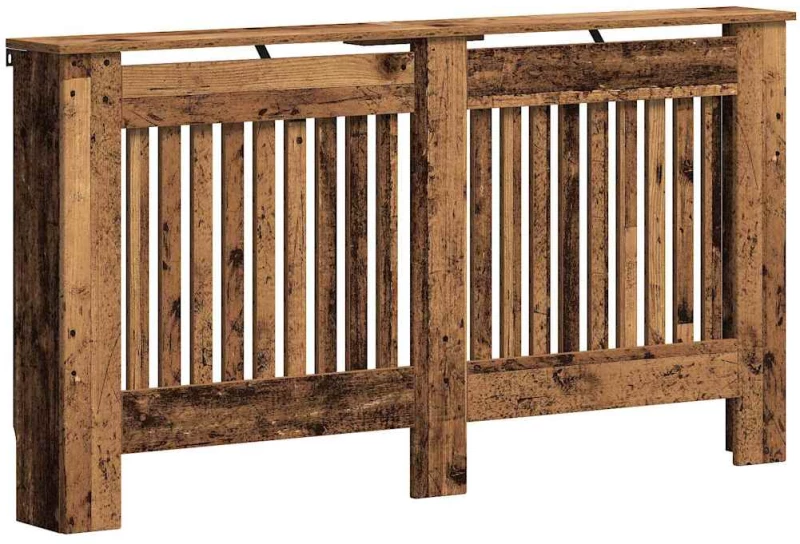 vidaXL Καπάκι Καλοριφέρ Παλιό Ξύλο 152 x 19 x 81,5 cm