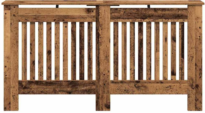 vidaXL Καπάκι Καλοριφέρ Παλιό Ξύλο 152 x 19 x 81,5 cm
