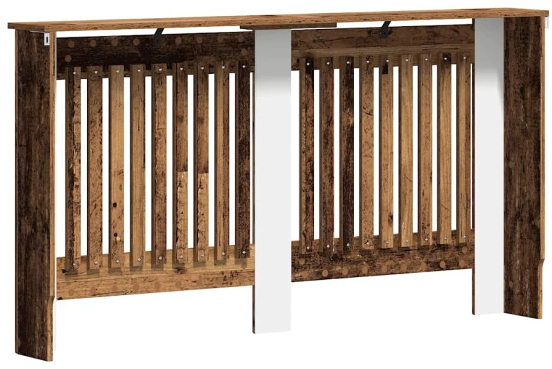 vidaXL Καπάκι Καλοριφέρ Παλιό Ξύλο 152 x 19 x 81,5 cm