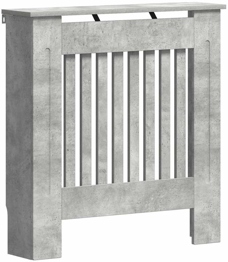vidaXL Καπάκι Καλοριφέρ Σκυρόδεμα Γκρι 78 x 19 x 81,5 cm
