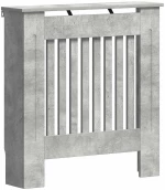 vidaXL Καπάκι Καλοριφέρ Σκυρόδεμα Γκρι 78 x 19 x 81,5 cm