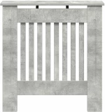 vidaXL Καπάκι Καλοριφέρ Σκυρόδεμα Γκρι 78 x 19 x 81,5 cm