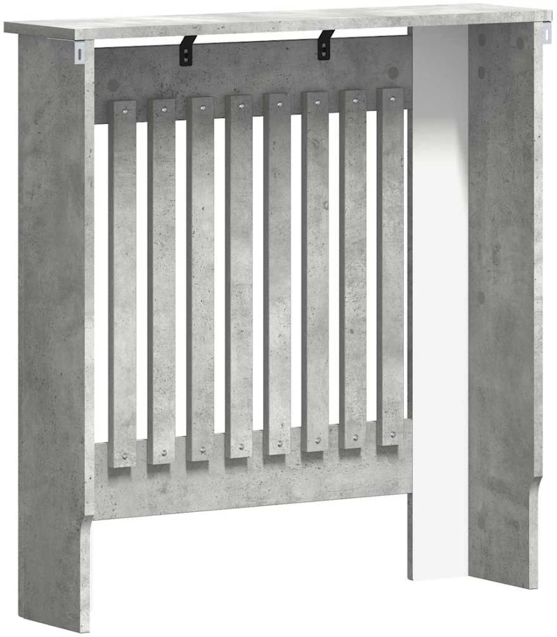 vidaXL Καπάκι Καλοριφέρ Σκυρόδεμα Γκρι 78 x 19 x 81,5 cm