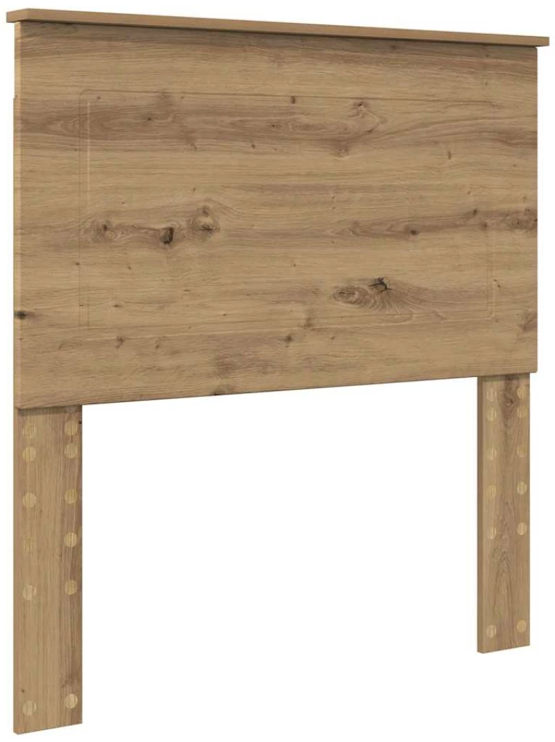 vidaXL Κεφαλάρι με κεφαλάρι Artisan Oak 100 cm Επεξεργασμένο ξύλο