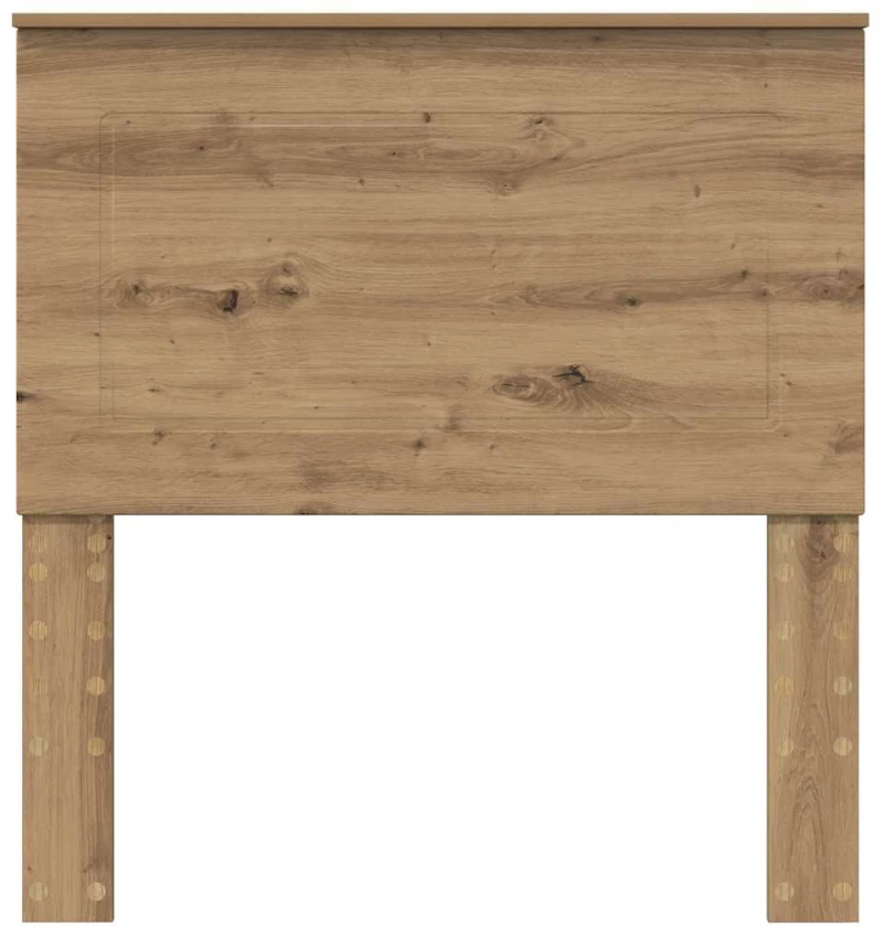 vidaXL Κεφαλάρι με κεφαλάρι Artisan Oak 100 cm Επεξεργασμένο ξύλο