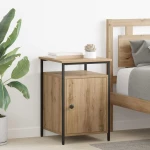 vidaXL Κομοδίνο 2 pcs Artisan Oak 40 x 42 x 60 εκ. Επεξεργασμένο ξύλο