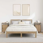 vidaXL Κομοδίνο 2 pcs Artisan Oak 40 x 42 x 60 εκ. Επεξεργασμένο ξύλο