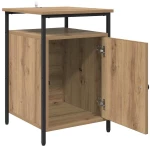 vidaXL Κομοδίνο 2 pcs Artisan Oak 40 x 42 x 60 εκ. Επεξεργασμένο ξύλο
