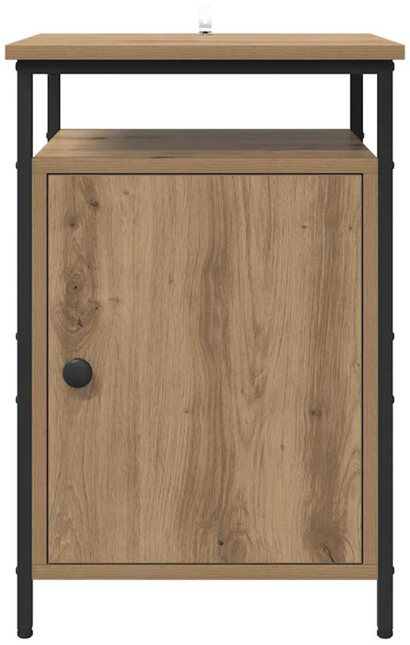 vidaXL Κομοδίνο 2 pcs Artisan Oak 40 x 42 x 60 εκ. Επεξεργασμένο ξύλο