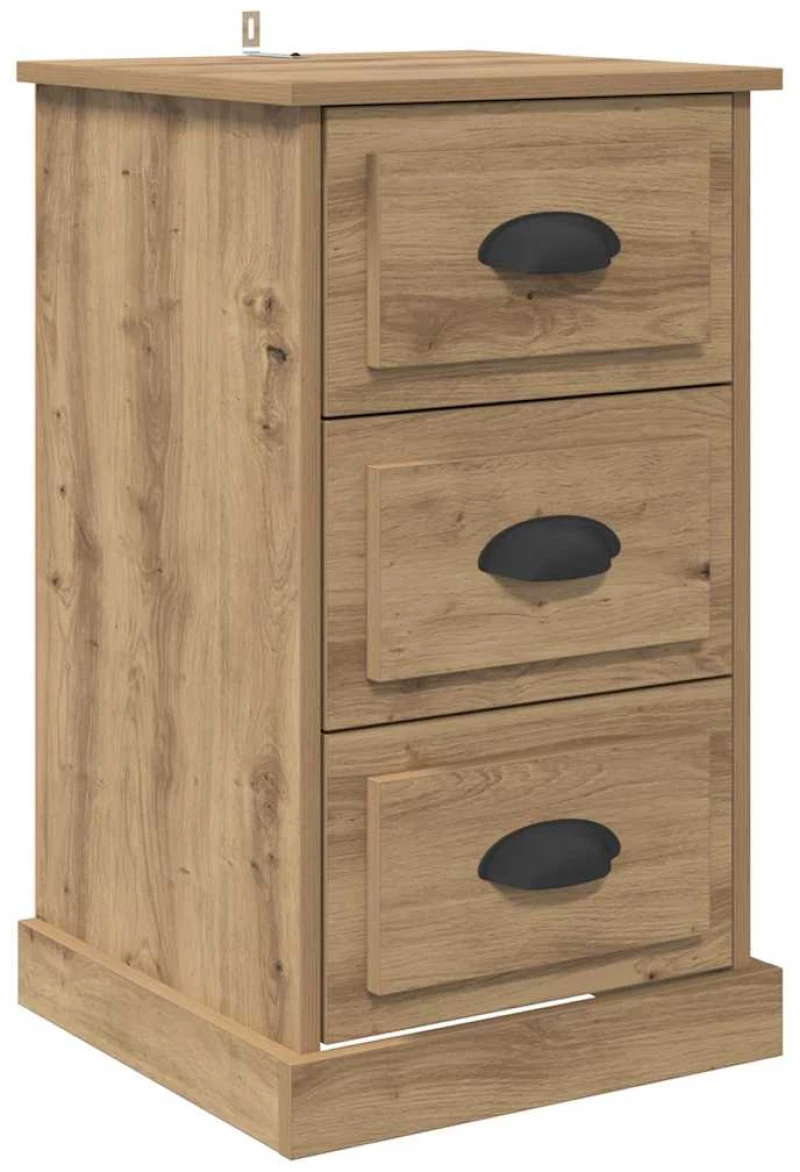 vidaXL Κομοδίνο Artisan Oak 39 x 39 x 67,5 εκ. Επεξεργασμένο ξύλο