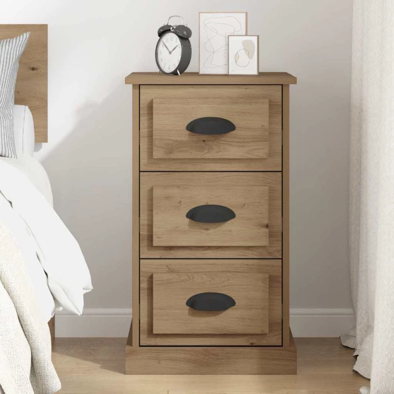 vidaXL Κομοδίνο Artisan Oak 39 x 39 x 67,5 εκ. Επεξεργασμένο ξύλο