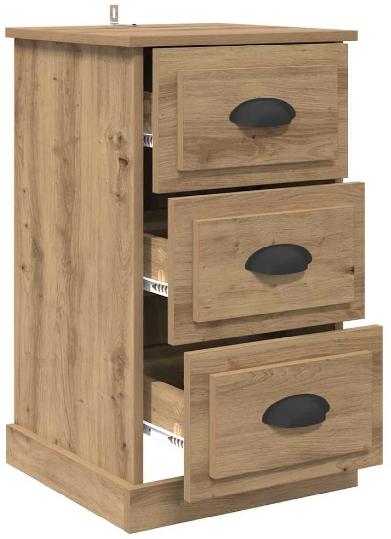 vidaXL Κομοδίνο Artisan Oak 39 x 39 x 67,5 εκ. Επεξεργασμένο ξύλο