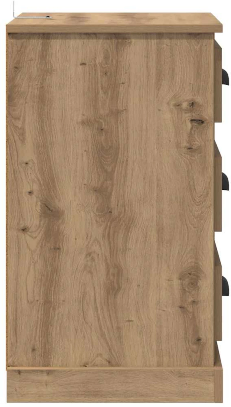 vidaXL Κομοδίνο Artisan Oak 39 x 39 x 67,5 εκ. Επεξεργασμένο ξύλο