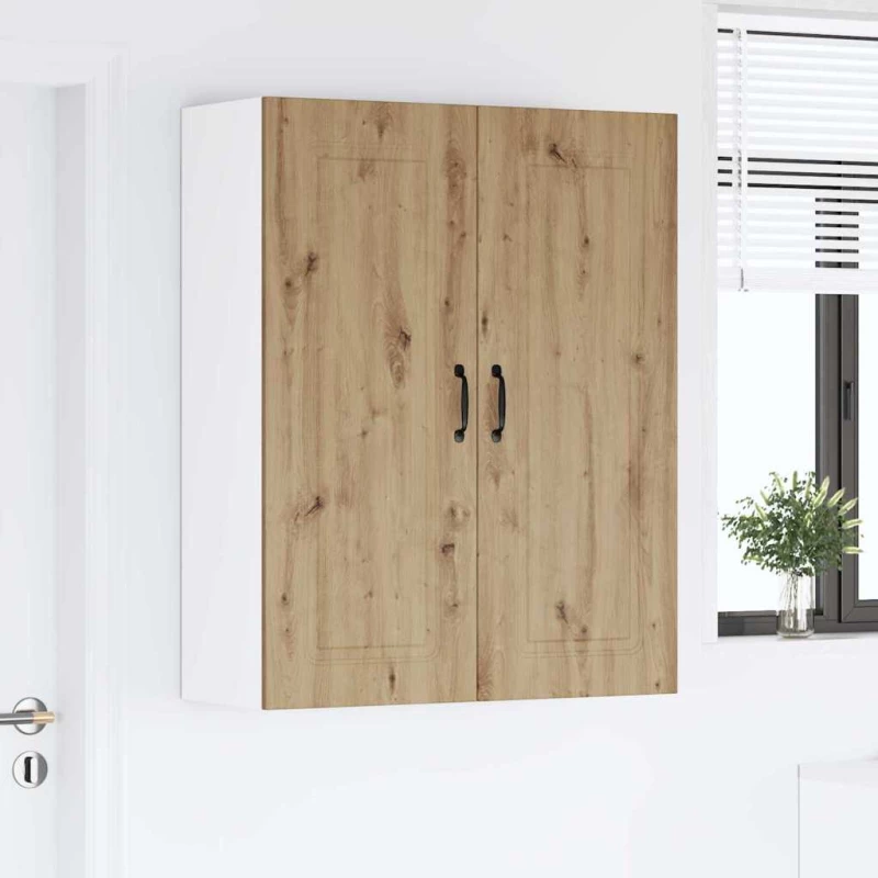 vidaXL Κρεμαστό ντουλάπι κουζίνας Artisan Oak 80 x 31 x 100 εκ.