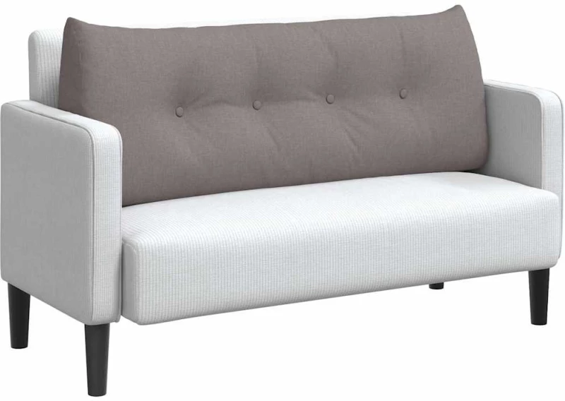 vidaXL Μαξιλάρι Πλάτης Taupe 120 x 24 x 50 εκ ύφασμα