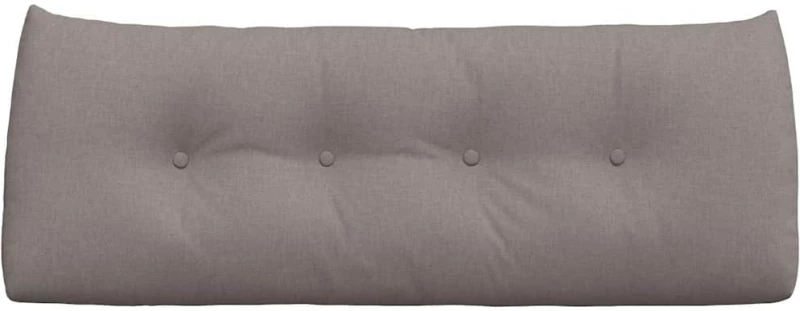 vidaXL Μαξιλάρι Πλάτης Taupe 120 x 24 x 50 εκ ύφασμα