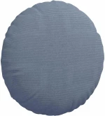 vidaXL Μαξιλάρια καθισμάτων 2 pcs Μπλε Ø 60 cm Υφασμάτινο Κορντουρά