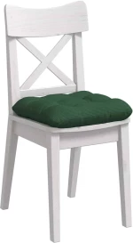 vidaXL Μαξιλάρια καθισμάτων 4 pcs Σκούρο Πράσινο 45 x 45 cm