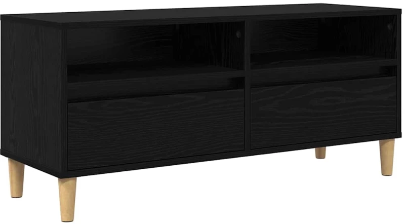 vidaXL Ντουλάπι TV Μαύρη Οξυά 100 x 34,5 x 44,5 εκ. Επεξεργασμένο ξύλο