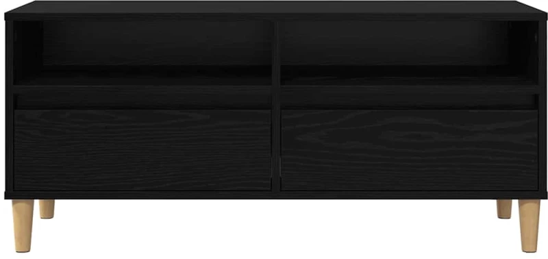 vidaXL Ντουλάπι TV Μαύρη Οξυά 100 x 34,5 x 44,5 εκ. Επεξεργασμένο ξύλο