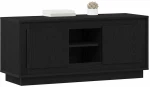 vidaXL Ντουλάπι TV Μαύρη Οξυά 102 x 35 x 45 εκ. Επεξεργασμένο ξύλο