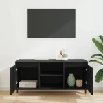 vidaXL Ντουλάπι TV Μαύρη Οξυά 104 x 35 x 50 εκ. Επεξεργασμένο ξύλο