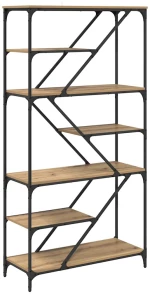 vidaXL Ράφι Βιβλίων Artisan Oak 91 x 36 x 176 εκ Επεξεργασμένο ξύλο