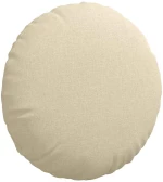 vidaXL Μαξιλάρια καθισμάτων 2 pcs Κρεμ Ø50 x 19 εκ ύφασμα