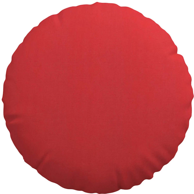 vidaXL Μαξιλάρια καθισμάτων 2 pcs Κόκκινο Ø50 x 19 εκ ύφασμα