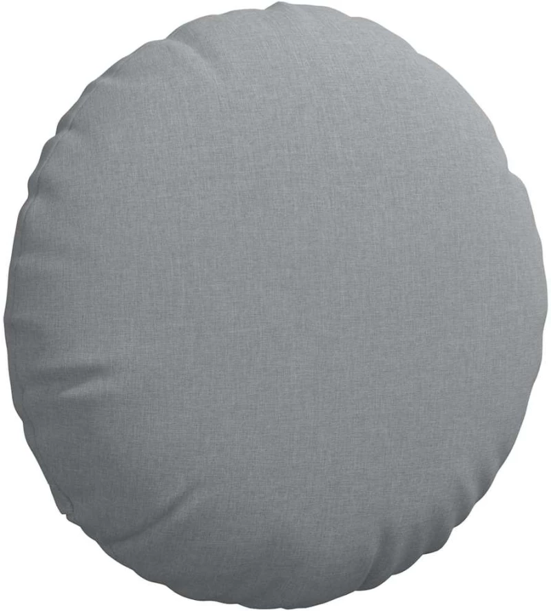 vidaXL Μαξιλάρια καθισμάτων 2 pcs Ανοιχτό γκρι Ø80 x 29 εκ ύφασμα