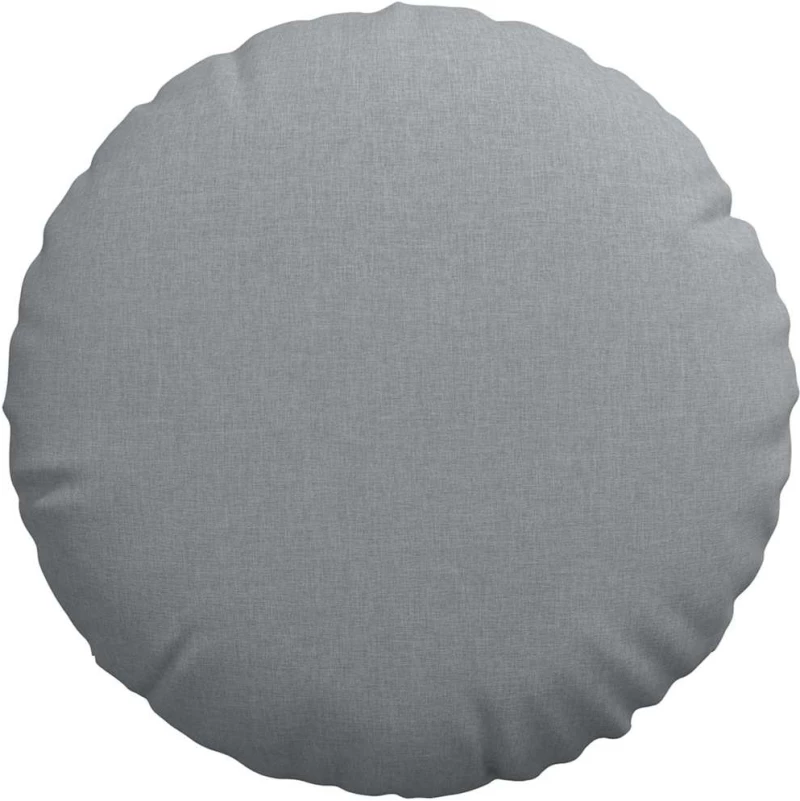 vidaXL Μαξιλάρια καθισμάτων 2 pcs Ανοιχτό γκρι Ø80 x 29 εκ ύφασμα
