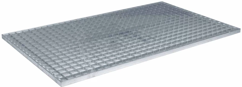 vidaXL Σίτα Ασημί 100 x 60 x 2 cm Γαλβανισμένο Ατσάλι Ψυχρής Βύθισης