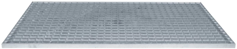 vidaXL Σίτα Ασημί 100 x 60 x 2 cm Γαλβανισμένο Ατσάλι Ψυχρής Βύθισης