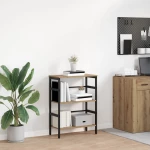 vidaXL Ράφι Βιβλίων Artisan Oak 60 x 29,5 x 81 εκ Επεξεργασμένο ξύλο