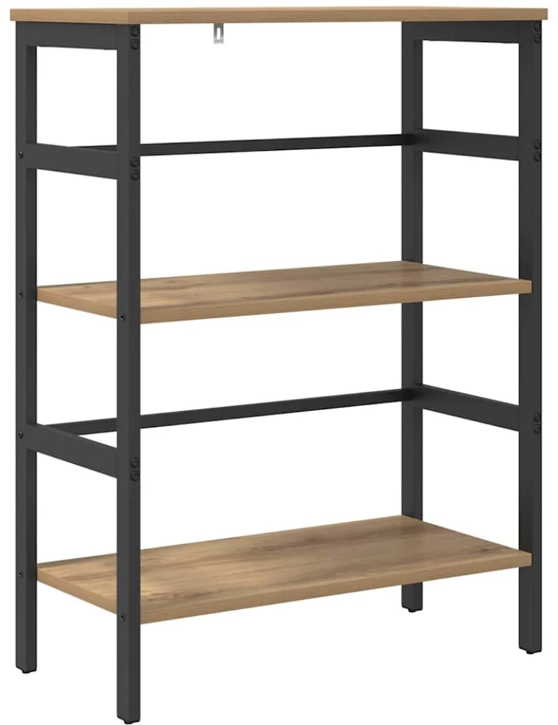 vidaXL Ράφι Βιβλίων Artisan Oak 60 x 29,5 x 81 εκ Επεξεργασμένο ξύλο
