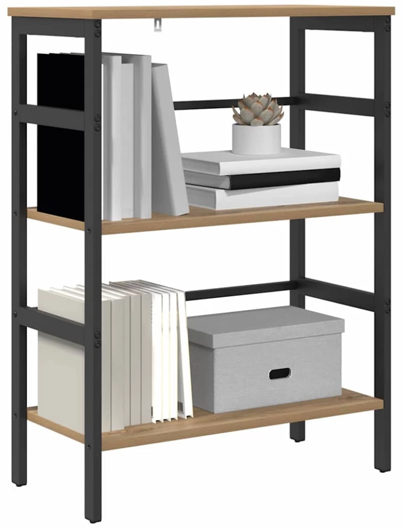 vidaXL Ράφι Βιβλίων Artisan Oak 60 x 29,5 x 81 εκ Επεξεργασμένο ξύλο