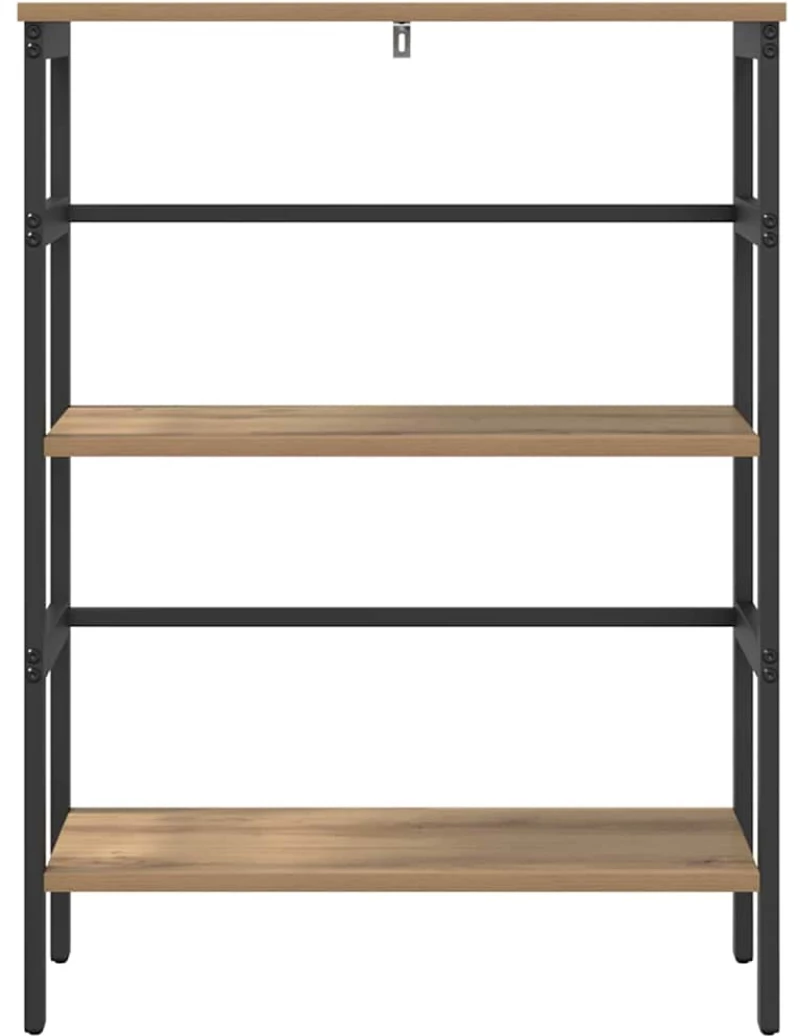 vidaXL Ράφι Βιβλίων Artisan Oak 60 x 29,5 x 81 εκ Επεξεργασμένο ξύλο