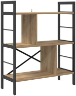 vidaXL Ράφι Βιβλίων Artisan Oak 75 x 30 x 91 εκ. Επεξεργασμένο ξύλο