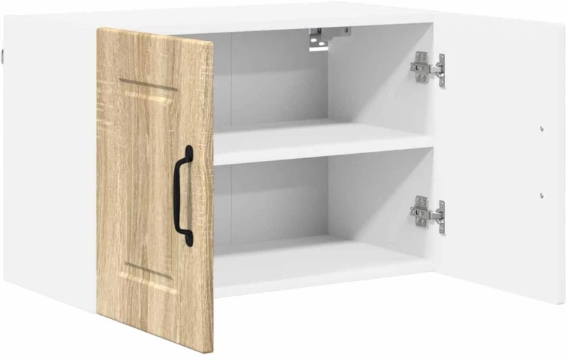vidaXL Κρεμαστό ντουλάπι κουζίνας 2 pcs Δρύς Sonoma 60 x 31 x 40 εκ