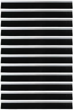 vidaXL Αυτοκόλλητες σφραγίδες πόρτας 12 pcs Ασημί 100 cm