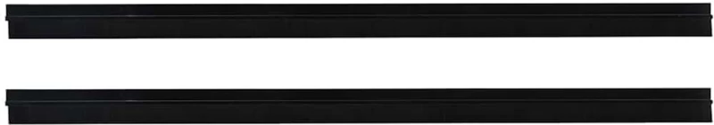 vidaXL Αυτοκόλλητες σφραγίδες πόρτας 2 pcs Μαύρο 100 cm